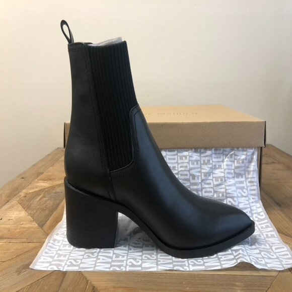 COPY - Never Worn Steve Madden Abriel Black Leather Boot - Picture 4 of 7